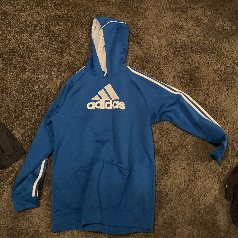 Adidas men’s small blue hoodie